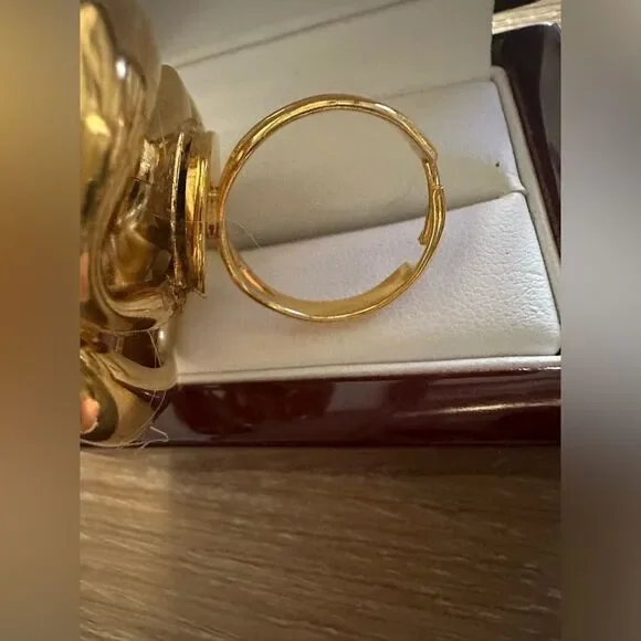 Custom Statement Ring (upcycled) - Picture 3 of 5